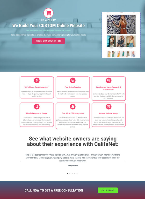 landing page creation and optimization